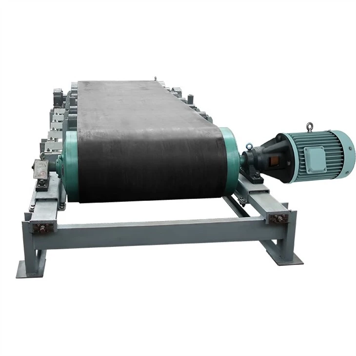 flat idler roller belt conveyor