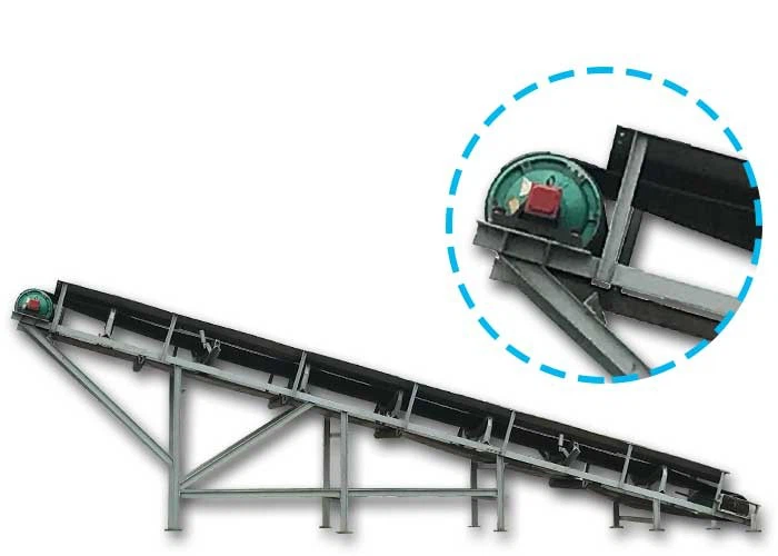 Inclined Rubber Belt Conveyor Machine Inclined Rubber Belt Conveyor Machine